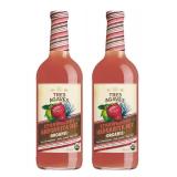 Tres Agaves Organic Strawberry Margarita & Daiquiri Mix Real Strawberry Puree, Agave Nectar & Lime Juice All-Natural, Non-GMO, Gluten-Free, Vegan Cocktail Mixer No High Fructose Corn Syrup 750