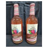 Tres Agaves Organic Strawberry Margarita & Daiquiri Mix Real Strawberry Puree, Agave Nectar & Lime Juice All-Natural, Non-GMO, Gluten-Free, Vegan Cocktail Mixer No High Fructose Corn Syrup 750