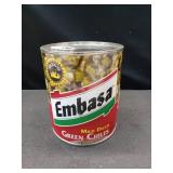 Embasa Diced Mild Green Chiles, 27 Oz