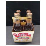 IBC Cream Soda Made with Sugar  Glass Bottles  12 Fl Oz  4 Count