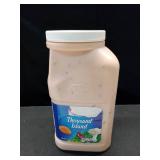 kraft thousand island dressing (1 gal jug) (NO VISIBLE EXP DATE)