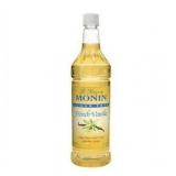 Monin - Sugar Free French Vanilla Syrup  Bold Vanilla Bean Flavor (1 Liter)
