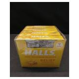 HALLS Honey Lemon Cough Drops 20 Packs of 9