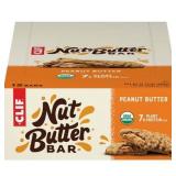 CLIF PEANUT BUTTER ORGANIC NUT BUTTER FILLED ENERGY BARS 12-1.76OZ BARS