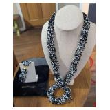 Joan Rivers Classics Twisted Beaded Necklace and matching bracelet