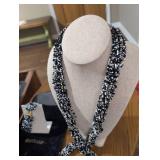 Joan Rivers Classics Twisted Beaded Necklace and matching bracelet