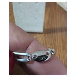 Sterling Silver Rectangular Link Chain Necklace