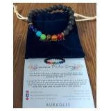 7 Chakra Lava Stone Healing Bracelet