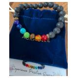 7 Chakra Lava Stone Healing Bracelet