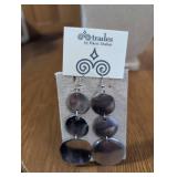 Haim Shahar Triple Disc Drop Earrings