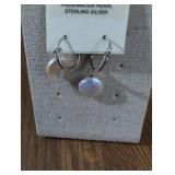 Sterling Silver Freshwater Pearl Drop Earrings