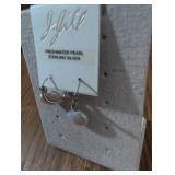 Sterling Silver Freshwater Pearl Drop Earrings