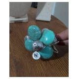 Handcrafted Turquoise Wire Wrapped bracelet