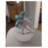 Handcrafted Turquoise Wire Wrapped bracelet