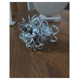 Handcrafted Wire Wrapped Silver Cuff Bracelet