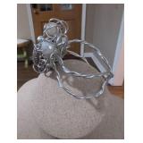 Handcrafted Wire Wrapped Silver Cuff Bracelet