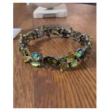 Art Deco Style Opal and Crystal Jewelry Set