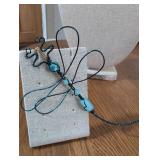 Handcrafted Turquoise Blue Wire Dragonfly Broach