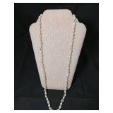 Elegant Pearl and Crystal Beaded Necklace