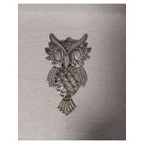 Decorative Owl Pendant and Lace-Style Charm Set