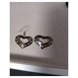 Cloisonne Heart Earrings Collection
