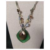 Bohemian Multi-Stone Pendant Necklace