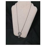 Sterling Silver Heart Pendant Chain Necklace