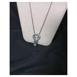 Sterling Silver Heart Pendant Chain Necklace
