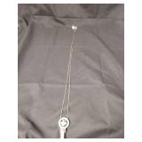 Sterling Silver Heart Pendant Chain Necklace