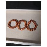 Hand-Painted Wooden Bead Necklace