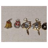 Holiday Charm Collection - Bells, Wreaths and Native American Headdress