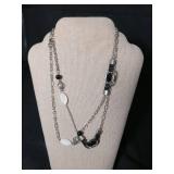 Black and White Crystal Jewelry Set