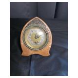 1930s Peach Heart Clock by Waterbury