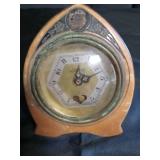 1930s Peach Heart Clock by Waterbury