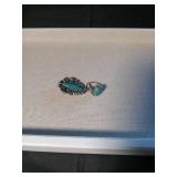 Native American Sterling Silver Turquoise Ring