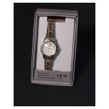 Two-Tone Easy Read Quartz Watch