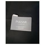 Pulsar Gold-Tone Analog Watch with Black Dial