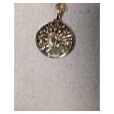 Celestial Series Enamel Landscape Pendant Necklace