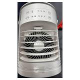 Battery Powered Portable Air Conditioner,6000mAh Rechargeable Small Air Conditioner Fan for Room,Personal Air Cooler with Mist,Timer & Light,Mini AC Unit Cooling Fan for Bedroom,Camping,Tent,Car NO CH