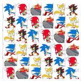 Sonic the Hedgehog Tattoos Party Favors Bundle ~ 72 Perforated Individual 2\" x 2\" Sonic Temporary Tattoos for Kids Boys Girls (Sonic Party Supplies)