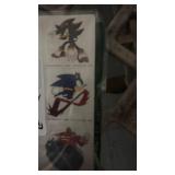 Sonic the Hedgehog Tattoos Party Favors Bundle ~ 72 Perforated Individual 2\" x 2\" Sonic Temporary Tattoos for Kids Boys Girls (Sonic Party Supplies)