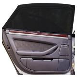 EcoNour Car Window Screens for Camping (Pack of 2) | 100% Protection from Bugs, UV and Mosquito Net | Breathable Mesh Baby Window Covers for Privacy Blackout (Medium 38\"x20\") | Car Window Accessorie