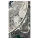 LEVERLOC Corner Shower Caddy Suction Cup, shower shelves suction cup, 2 Pack Basket Powerful Bathroom, Waterproof & Oil-proof Organizer for Kitchen, No-Drilling Removable