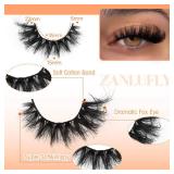 Mink Lashes Cat Eye Lashes Volume Fox Eye False Eyelashes Lashes Natural 6D D-Curly Volume Fake Eyelashes Soft Handmade Lashes that Look Like Extensions Lashes Pack