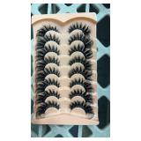 Mink Lashes Cat Eye Lashes Volume Fox Eye False Eyelashes Lashes Natural 6D D-Curly Volume Fake Eyelashes Soft Handmade Lashes that Look Like Extensions Lashes Pack