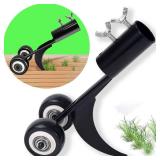 Crevice Weeding Tools with Wheels, Stand Up Weeding Tools for Garden Patio Backyard Lawn Sidewalk Driveways Weeds.