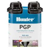 Hunter PGP-ADJ Â¾ Rotor Sprinkler Head, Adjustable 40Â°â360Â° Arc, Gear Drive, 4\" Pop Up Sprinkler, Lawn Irrigation Head, 22â52 ft Spray Distance, 2 Pack