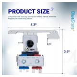 BlueStars Ultra Durable WR57X10032 WR57X33326 Refrigerator Water Valve Dual Solenoid Valve - Compatible with G.E Refrigerators - Replaces AP3192626 WR57X10040 AP3672839 PS901314