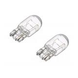 Fugedox 2 PCS T20 7443 1891 21/5W Clear Glass Turn Signal Stop Brake Tail Light-Bulbs - DRL Indicator Light Micro Bulb Parts, Automotive Universal Lighting Accessory, for Cars (White)