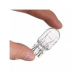 Fugedox 2 PCS T20 7443 1891 21/5W Clear Glass Turn Signal Stop Brake Tail Light-Bulbs - DRL Indicator Light Micro Bulb Parts, Automotive Universal Lighting Accessory, for Cars (White)